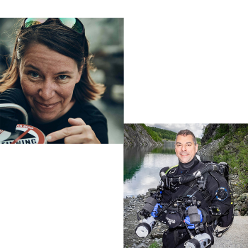 Julie Ouimet and Michel Labrecque